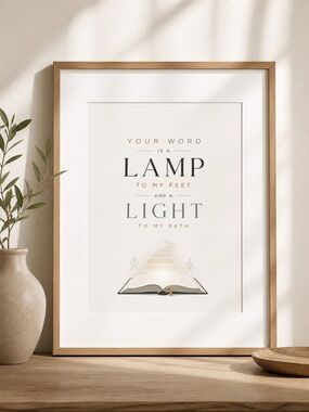 DDS Art Print, 8x10, Bible Verse, Paper Print, Unframed, Simply Series